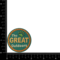 Great Outdoors, Achievement Badge, Hiking, Embroidered, Iron on Patch